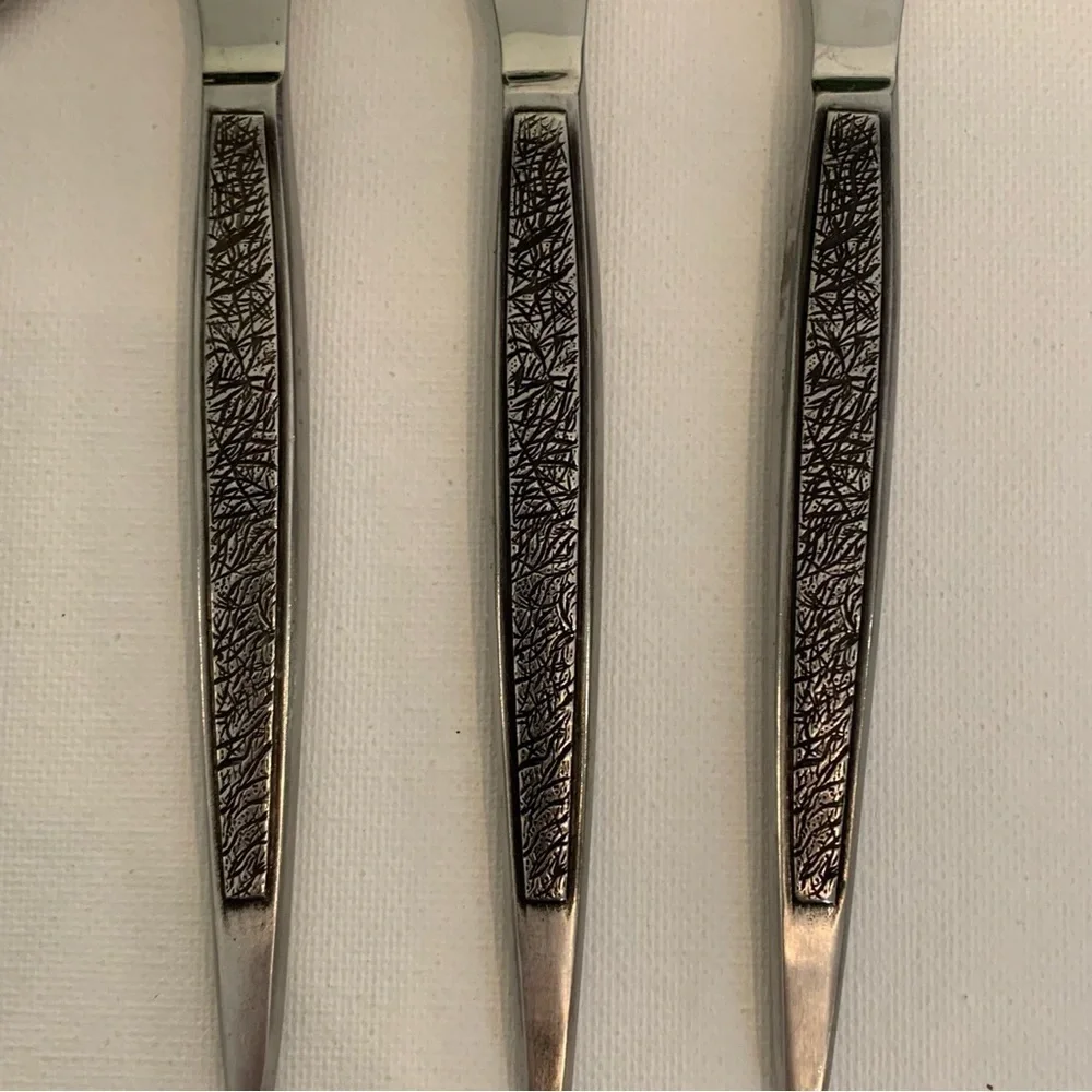 Vintage Arthur Salm AS Japan Stainless Dinner Knives Knife & Spoon Set MCM ASF3